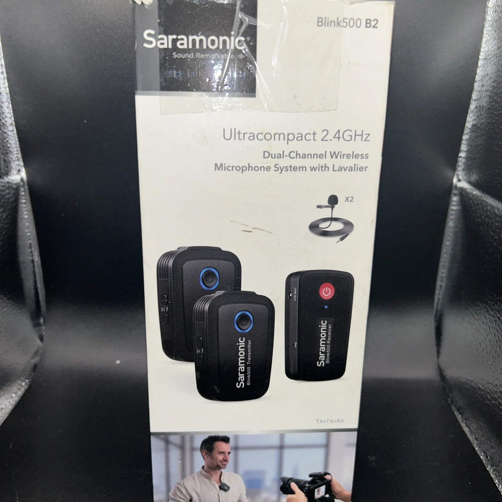 Saramonic Blink 500 B2 Ultracompact 2-Person Wireless Mic System With Lavaliers